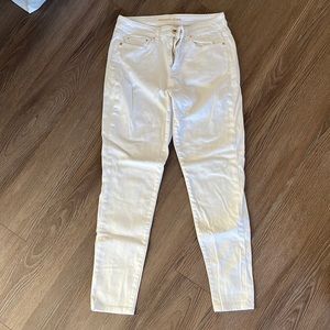 Michael Kors white skinny jeans (mid rise) size 10